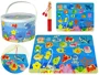 Игра-головоломка из дерева Lean Toys Ловля морских животных foto