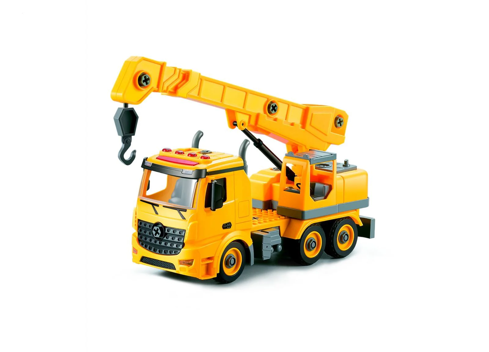 Camion de constructii Funky Toys cu macara (sunet si lumini)