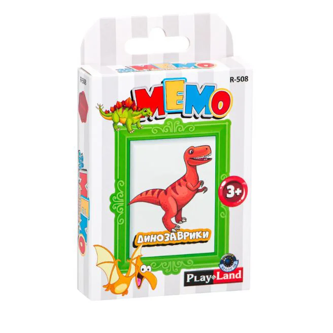 Joc de carti Play Land Memo Dinosauri