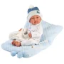 Papusa Llorens New Born cu corp moale, 43 cm foto