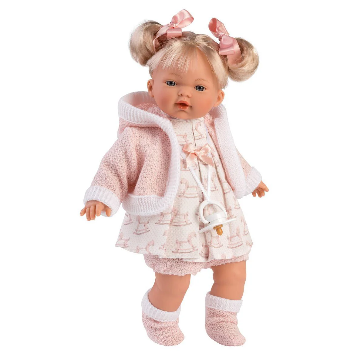 Papusa Llorens Roberta, 33 cm (cu sunete si corp moale) foto