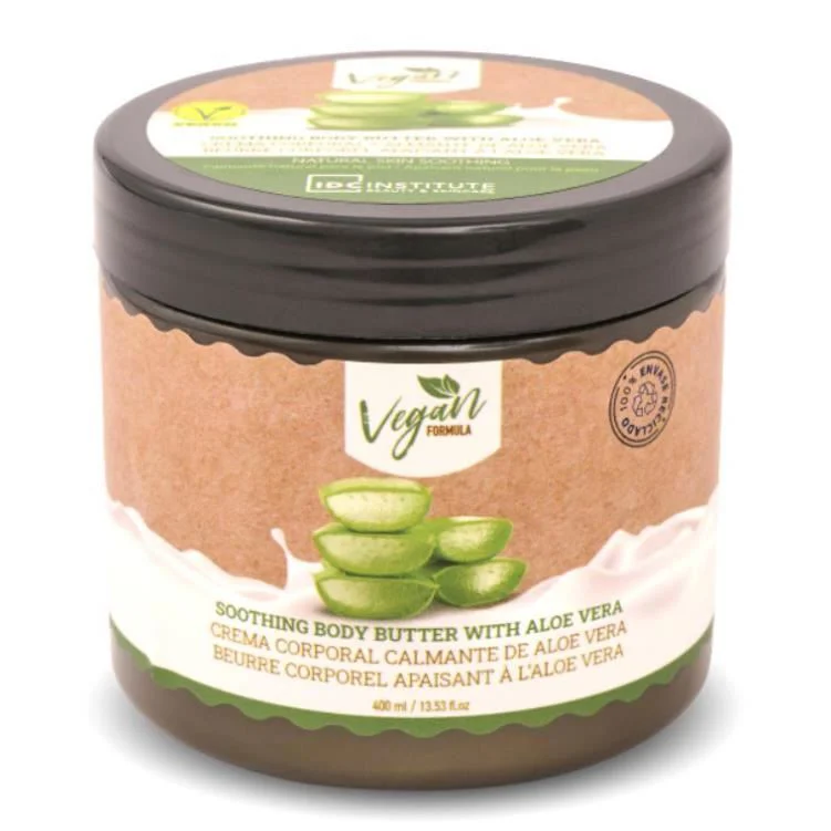Unt de corp vegan IDC Institute cu aloe vera, 400 ml. foto