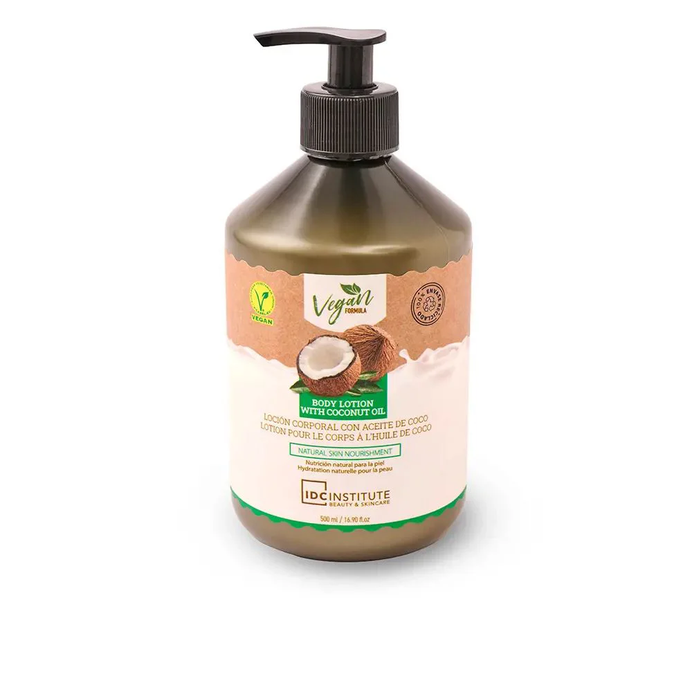 image for Lotiune de corp vegana IDC Institute cu ulei de cocos, 500 ml. foto