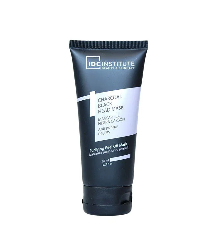Masca neagra purificatoare IDC Institute cu carbune activ, 60 ml. foto