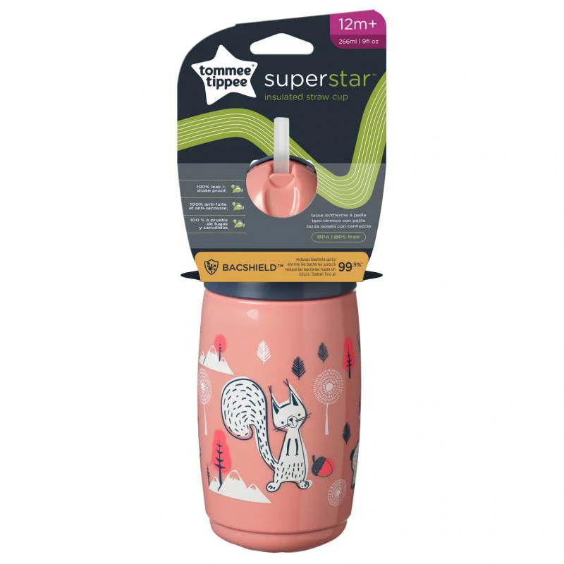 Термоизолированная кружка с соской Tommee Tippee с защитой, 266 мл.