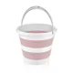 Складное ведро для ванной BabyJem Pink