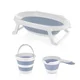 Set cadita pliabila BabyJem Albastru, 3 piese