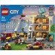 Set de constructie Lego City Brigada De Pompieri, 766 piese