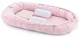 Бебинест BabyJem Between parents Pink foto