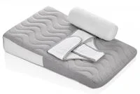 Salteluta pozitionator pentru bebelusi BabyJem Baby Reflux Pillow Gri foto