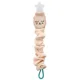 Цепочка для пустышки из муслина со звездой BabyJem Beige foto