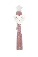 Цепочка для пустышки из ткани BabyJem Pink foto