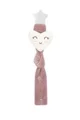 Цепочка для пустышки из ткани BabyJem Pink foto