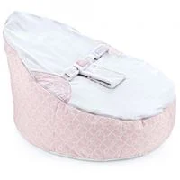 Кресло для младенцев с ремнями безопасности BabyJem Pink foto