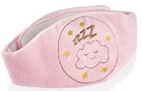 Centura anticolici cu samburi de cirese BabyJem Sleepy Cloud Roz foto