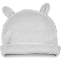 Шапочка для новорожденных с ушками BabyJem Grey