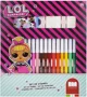 Набор для рисования Multiprint LOL, 2 штампа и 18 моющихся маркеров