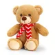 Jucarie de plus Keel Toys Urs Conker cu fular, 25 cm foto