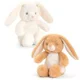 Jucarie de plus iepure Keeleco Baby Rabbit, 16 cm