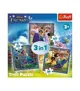 Puzzle Trefl 3 in1 Disney Encanto: Eroii din Encanto, 20/36/50 piese foto