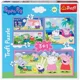 Puzzle Trefl 3+1 Purcelusa Peppa foto