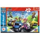 Puzzle Trefl Patrula catelusilor pe motociclete, 100 piese foto