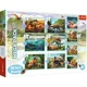 Puzzles Trefl 10 in 1 Lumea dinozaurilor foto