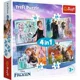Puzzles Trefl 4 in 1 Disney Frozen 2, Uimitoarea lume Disney foto