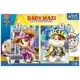 Puzzles Trefl Baby Maxi Fericita Patrula a catelusilor, 2 x 10 piese foto