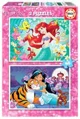 Puzzle Educa 2 in 1 Ariel si Jasmin, 48 piese foto
