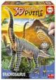 Puzzle Educa Braschiosaurus 3D, 101 piese foto