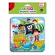 Puzzle magnetic Vladi Toys Pirati, Roter Kafer, 16 piese