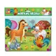 Puzzle moale Vladi Toys La Ferma, А4, 24 piese