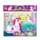 Puzzle moale Vladi Toys Unicorni, A4, 35 piese