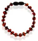 Янтарный браслет для младенцев BabyJem Red