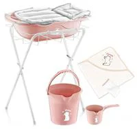 Полный набор для ванной из 6 предметов BabyJem Pink