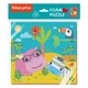 Puzzle moale Vladi Toys, Fisher Price, Hipopotamul si Zebra, 25 piese