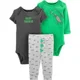 Carter's Set 3 piese Pantaloni si 2 body Dinozaur foto