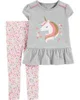 Carter's Set 2 piese Tricou si pantaloni Unicorn foto
