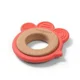 Кольцо для прорезывания зубов BabyOno Цыпленок из дерева и силикона foto