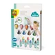 Set creioane colorate pentru baie SES Creative Aqua, 8 culori