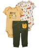 Carter's Set 3 piese Pantaloni si 2 body Safari foto