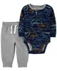 Carter's Set 2 piese Body si pantaloni Dinozauri foto