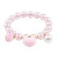 Браслет Great Pretenders Pink Heart Bobble