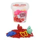 Caldarusa cu nisip kinetic Crafy Sand Rosu, 350 g.