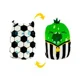 Jucarie de plus 2 in 1 Cats Vs Pickles Pisica/Castravete Fotbal, 15 cm
