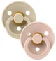 Набор из 2 круглых пустышек BIBS Colour Vanilla/Blush (0-6 мес.)