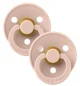 Set 2 suzete rotunde din latex BIBS Colour Blush (6-18 luni) foto
