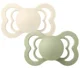 Набор из 2 симметричных латексных пустышек BIBS Supreme Ivory/Sage (6-18 мес.) foto