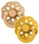Set 2 suzete rotunde din latex BIBS Boheme Desert Sand/Honey Bee (6-18 luni) foto